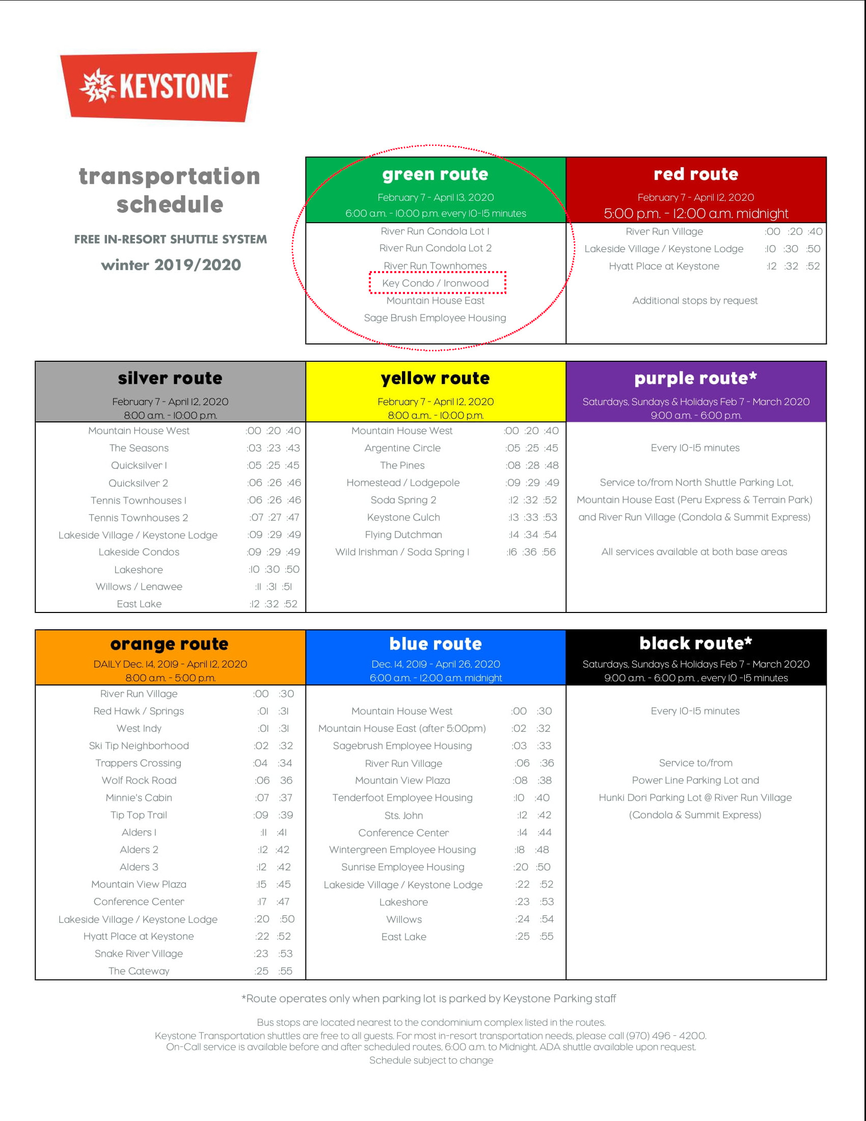 Keystone Resort Bus Schedule Ironwood Townhome 2989 Keystone, CO